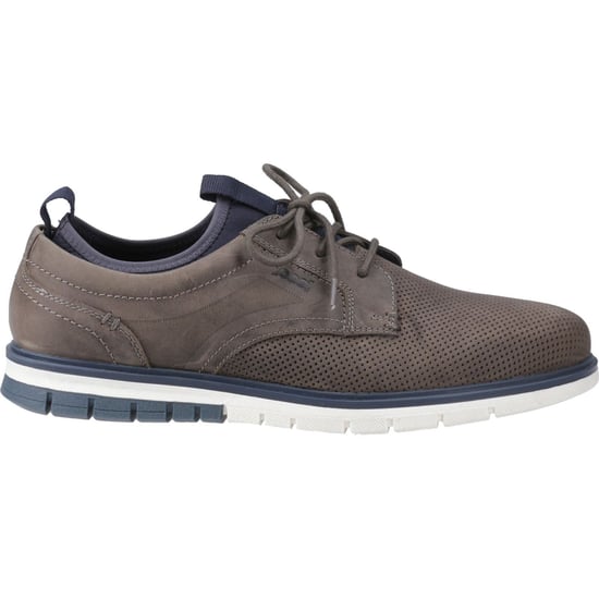 Pod Murphy Leather Men's Grey Lace-Up Shoes - Image 5