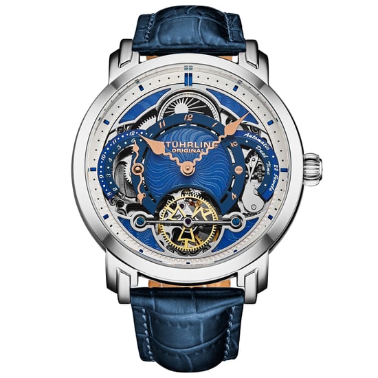 Celestial Timekeeper 1017 Dual Time Automatic Skeleton Watch