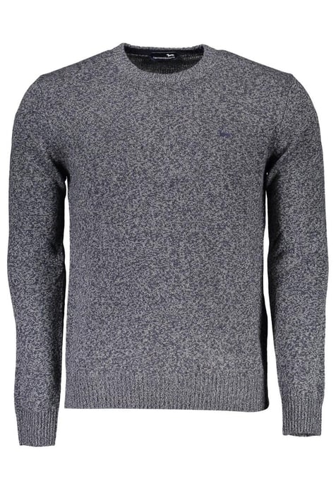 Camisa De Lana Con Cuello Redondo Con Detalles En Contraste Y Logotipo Bordado - Image 1