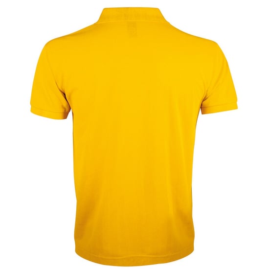 SOLs Mens Prime Pique Plain Short Sleeve Polo Shirt (Gold) - Image 2