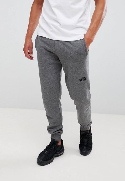 The North Face NSE Hombre Pantalón Jogger De Polar Con Puños Gris - Image 1