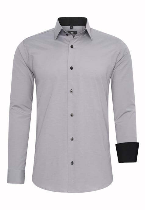 Rusty Neal Overhemd Slim Fit Gris - Image 1