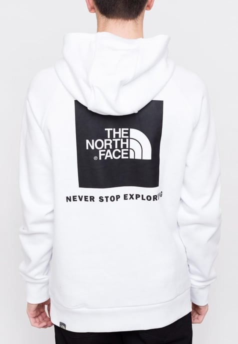 Sudadera con capucha The North Face Mens Reglan Red Box en blanco - Image 2