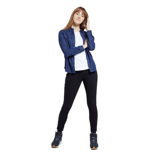 Mountain Warehouse Womens/Ladies Darla Denim Shirt (Blue) - Image 2