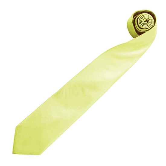 Premier Mens “Colours” Plain Fashion / Business Tie (Lime) - Image 2