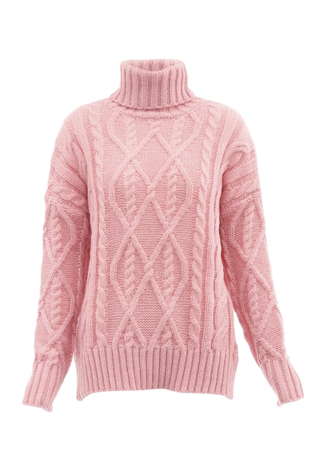 Mymo Turtleneck pullover women pink - Image 1