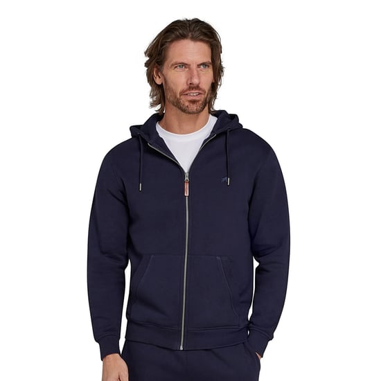 Raging Bull Mens Classic Zip Front Hoodie (Navy) - Image 4