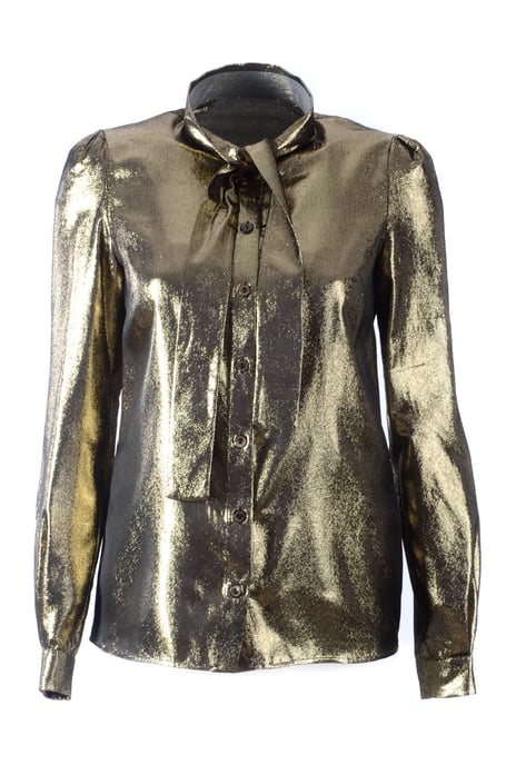Blusa de manga larga con lazo para mujer de Dolce & Gabbana - Image 1
