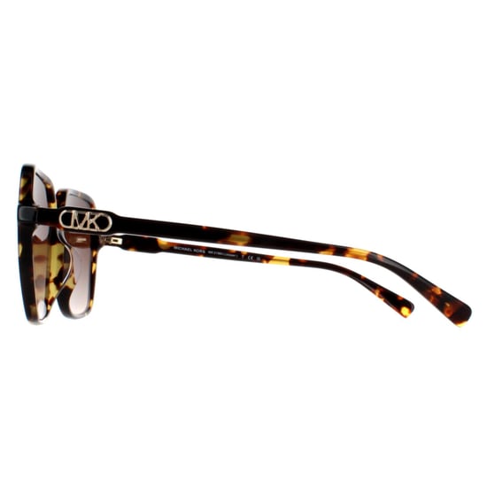 Michael Kors Square Womens Dark Tortoise Brown Gradient MK2196U Jasper