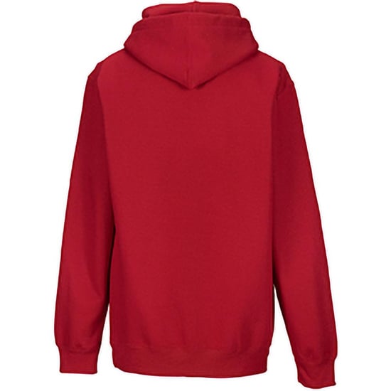 Russell Colour Mens Hooded Sweatshirt / Hoodie (Classic Red)