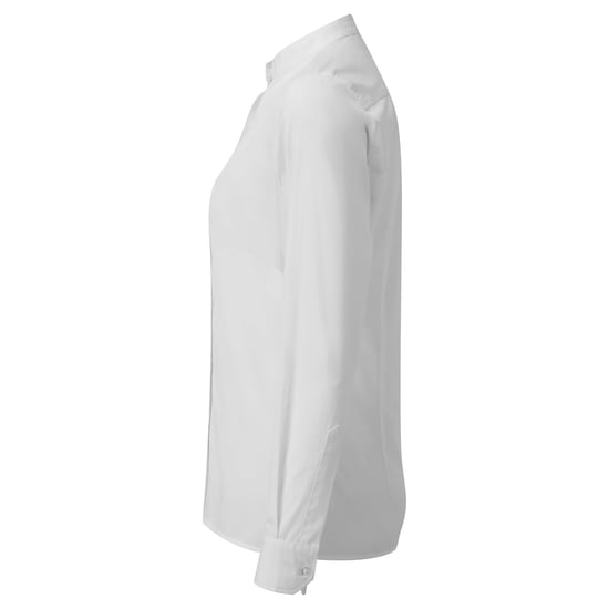 Premier Womens/Ladies Grandad Collar Formal Shirt (White) - Image 3