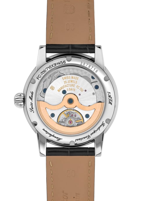 Frédérique Constant Classic Date Men's Black Watch FC-706B3H6