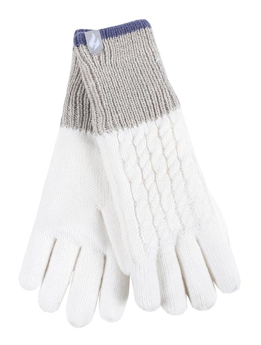 Heat Holders - Guantes térmicos de invierno para mujer estilo Kisdon - Crema - Image 1