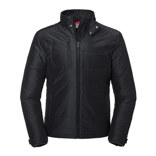 Russell Mens Cross Padded Jacket (Black) - Image 1