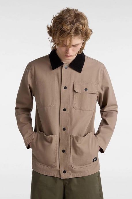 VANS Men’s Drill Chore Jacket in Military Khaki - Image 4