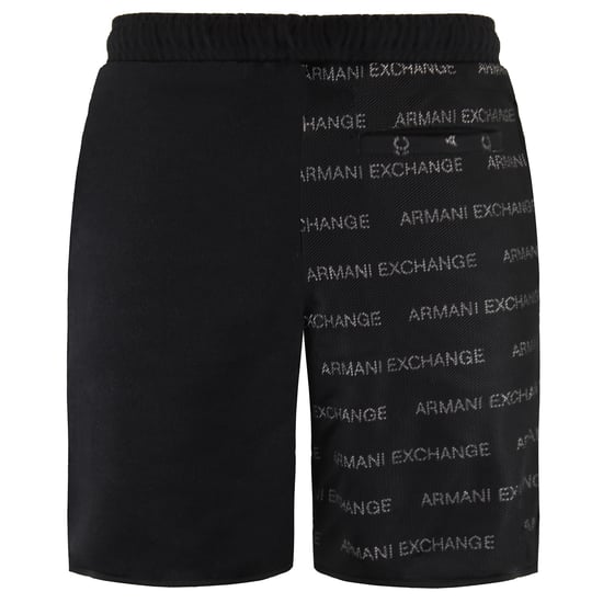 Armani Exchange para hombres cortos negros/grises - Image 2