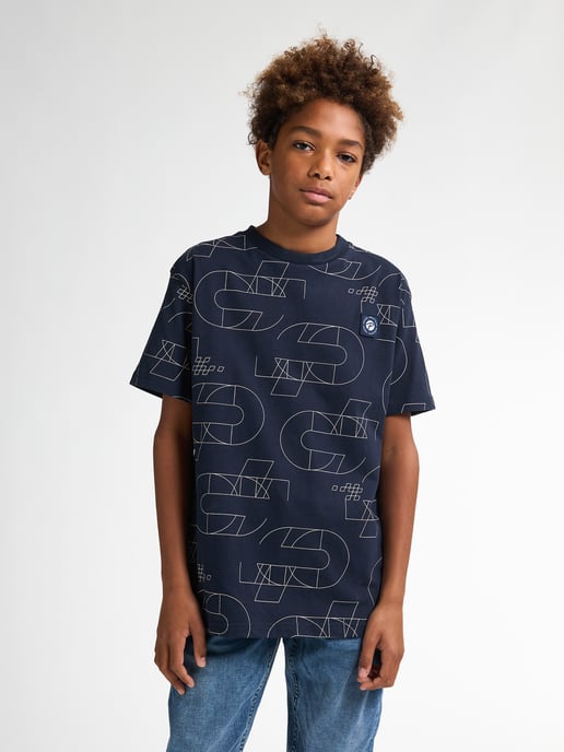Petrol Industries - All-over Print T-shirt Marlinview Boys - Navy Blue - Image 3