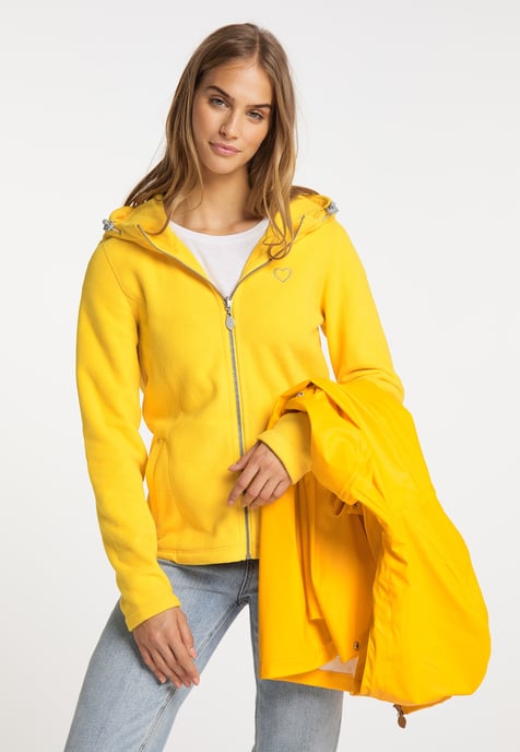 Mymo 3 in 1 rain jacket women sunny yellow - Image 5