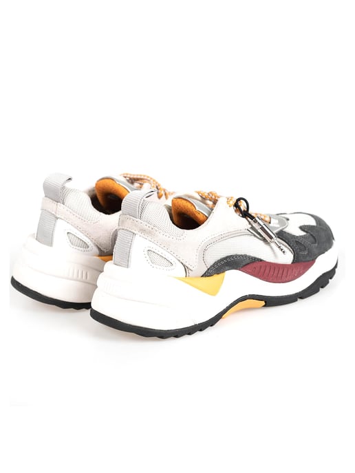 Geox Zapatillas T02 A de mujer amarillo, Gris - Image 3