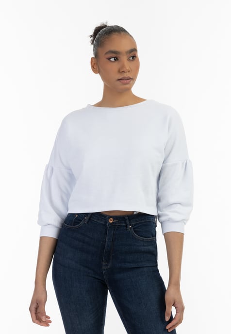 Mymo Sweatshirt women white - Image 3