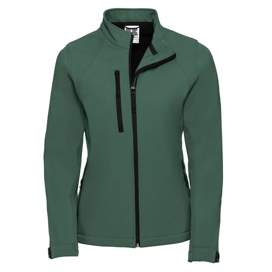 Russell Womens/Ladies Soft Shell Jacket (Bottle Green) - Image 1