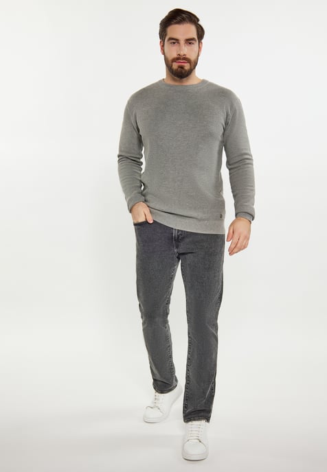 Dreimaster Pullover Men Grey melange - Image 2