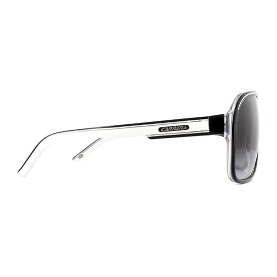 Carrera Aviator Mens Black Dark Grey Gradient Sunglasses - Image 4