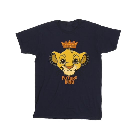 Disney Boys The Lion King Future King T-Shirt (Navy Blue) - Image 1