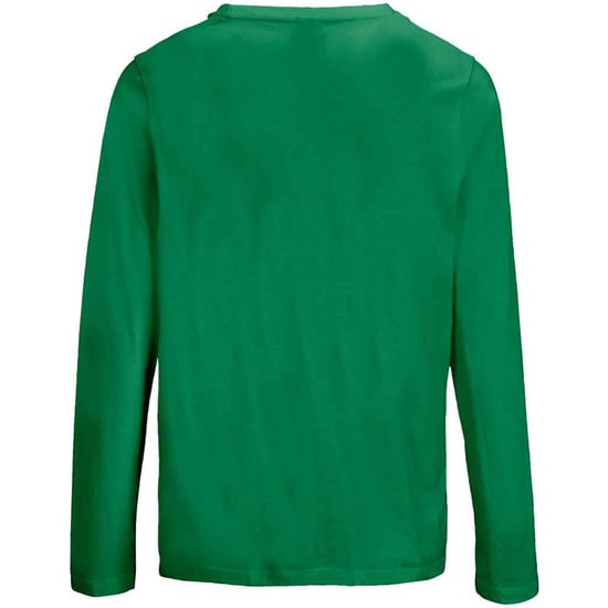 SOLS Womens/Ladies Monarch Long-Sleeved T-Shirt (Kelly Green) - Image 2