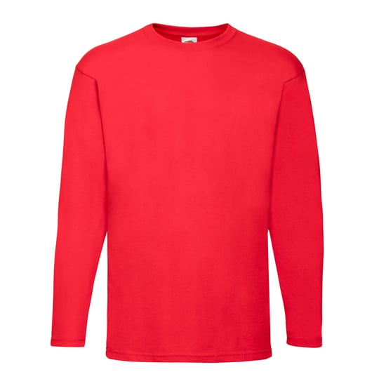 Fruit of the Loom Unisex Adult Valueweight Long-Sleeved T-Shirt (Red) - Image 1
