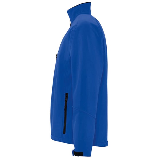 SOLS Mens Relax Soft Shell Jacket (Breathable, Windproof And Water Resistant) (Royal Blue) - Image 3