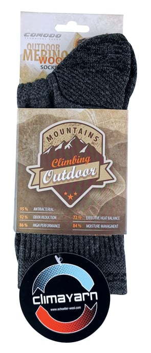 COMODO - Calcetines Livianos de Merino para Rendimiento al Aire Libre con Secado Rápido - Image 2