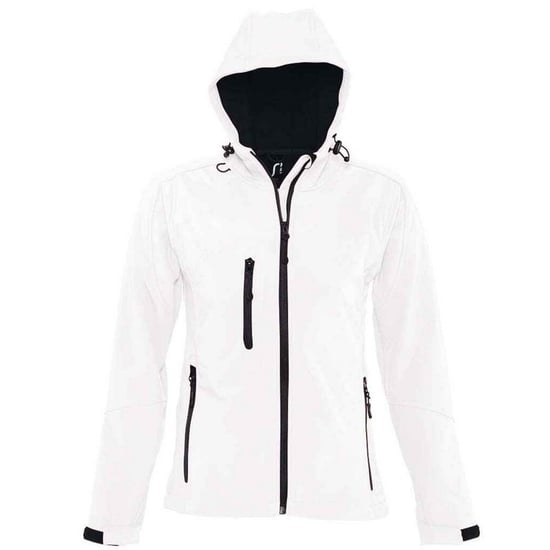 SOLS Womens/Ladies Replay Soft Shell Jacket (White) - Image 1