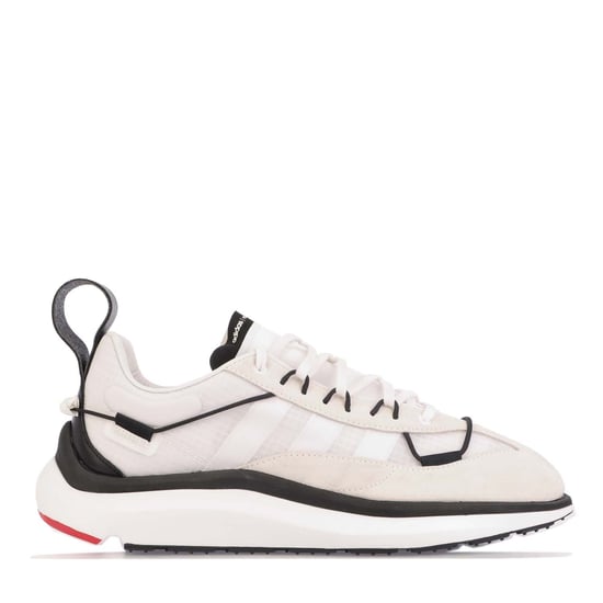 Men's Y-3 Shiku Run Trainers in White Black