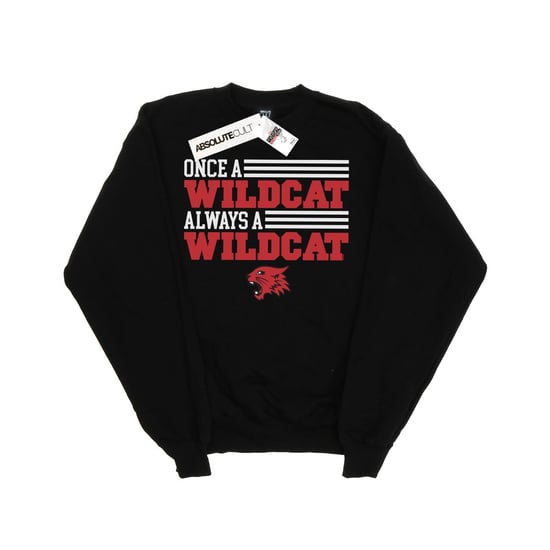 Disney Womens/Ladies High School Musical The Musical Once A Wildcat Sweatshirt (Black)