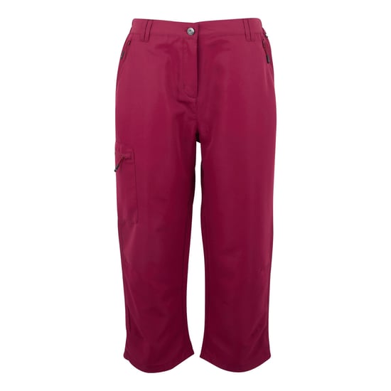 Regatta Womens/Ladies Chaska III Walking Capri Cropped Trousers (Beaujolais) - Image 1