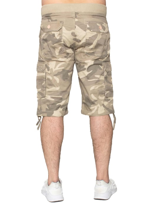 Enzo | Pantalones cortos Cargo Combat Camo para hombre - Image 2