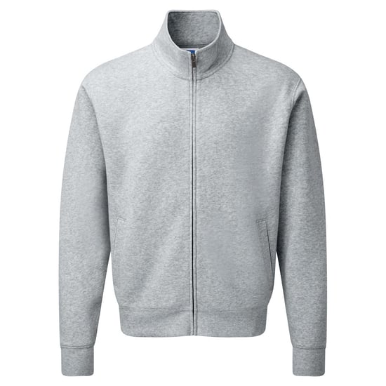 Russell Mens Authentic Full Zip Jacket (Light Oxford) - Image 1