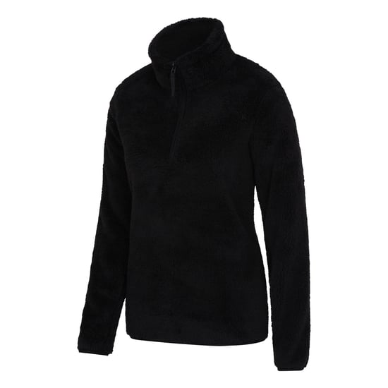 Mountain Warehouse Womens/Ladies Teddy Fleece Quarter Zip Fleece Top (Black) - Image 3