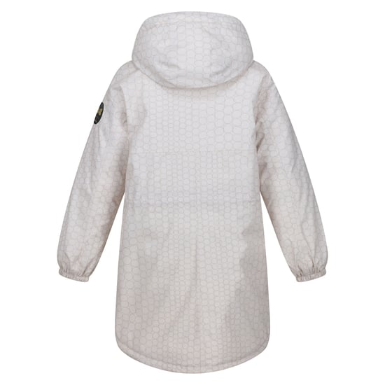 Regatta Womens/Ladies Christian Lacroix Cailar Pearl Longline Waterproof Jacket (Beige/Black) - Image 2