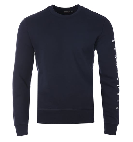 Sudadera Napapijri Badas de Cuello Redondo - Azul Marino - Image 1