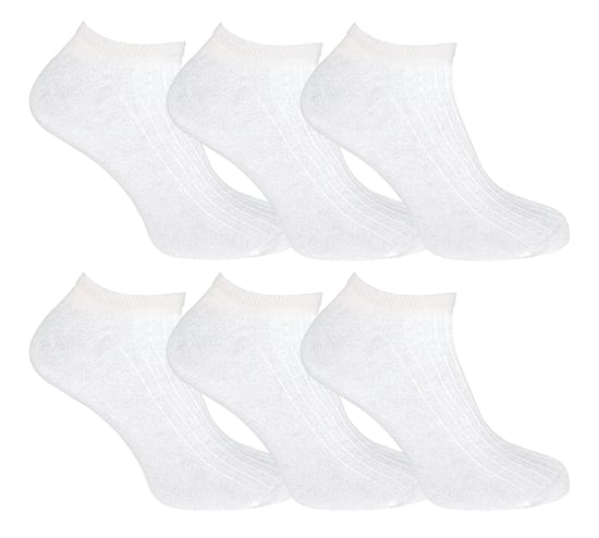 Calcetines tobilleros para niños 100% algodón | Sock Snob | Low Cut Trainer Socks for Boys & Girls - Blanco - Image 1
