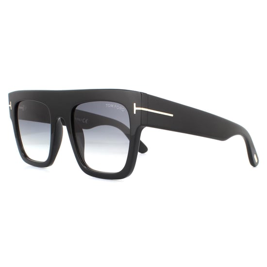 Gafas de sol Tom Ford Renee FT0847 01B Negro Brillante Degradado Gris Humo - Image 2