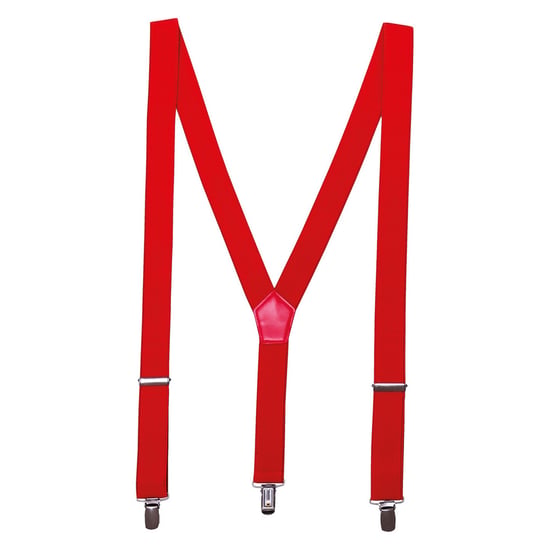 Premier Clip-On Trouser Braces (Red) - Image 1