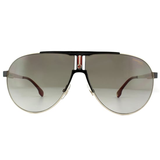 Gafas de sol Carrera Aviator unisex oro negro marrón degradado - Image 1