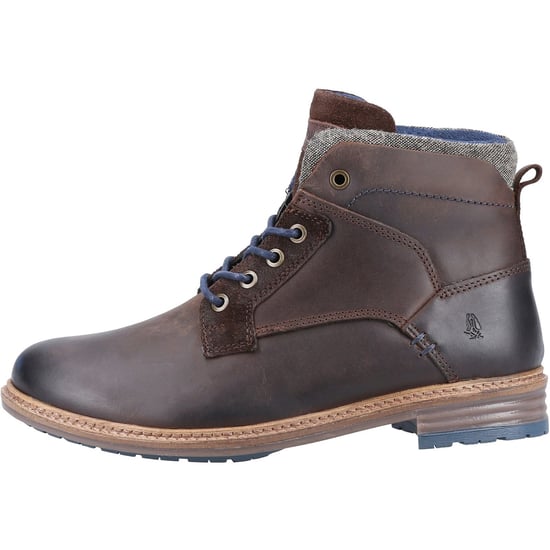 Hush Puppies Joel Leather Men's Brown Boots - Image 5
