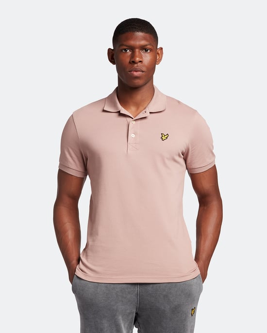 Polo color malva Dusk con logo en el pecho de Lyle and Scott - Image 1