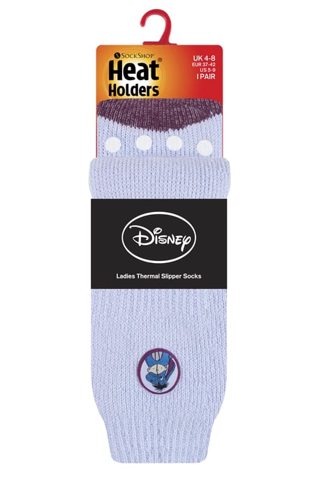 Calentadores - Calcetines térmicos Eeyore para mujer, gruesos, suaves, antideslizantes y cómodos para interior - Eeyore - Image 2
