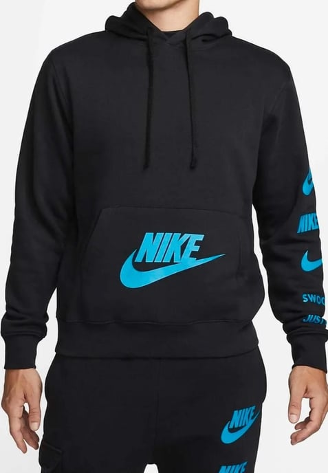 Chándal con capucha Nike Sportswear Standard Issue en negro - Image 3