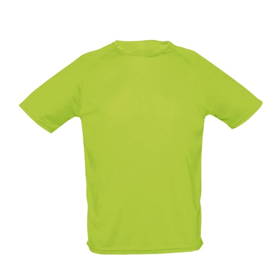 SOLS Mens Sporty Short Sleeve Performance T-Shirt (Neon Green) - Image 1